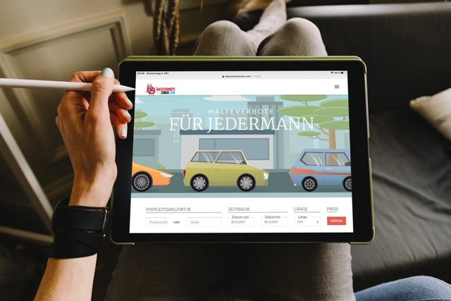 Halteverbotszone online reservieren