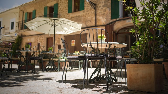 kleines Café auf Mallorca